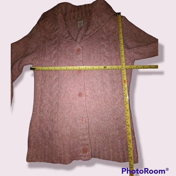 L.L. Bean Wool Blend Cable Knit Sweater - Picture 5 of 11